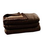 Poyet Motte Napoli deken acryl Havanna/Beige