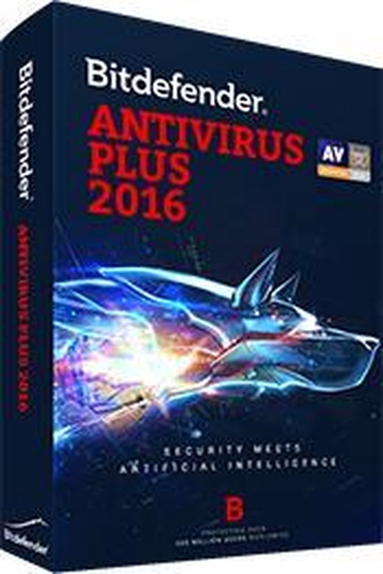 Bitdefender Antivirus Plus 1-PC 1 jaar