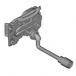 SHIMANO BM-E8016 ELEKTRISCHE FIETSSYSTEMEN Batterijhouder Black 250 mm