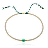 Deja Jewels Deja Armband Miyuki Glas kralen - Green