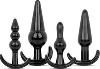 EasyToys EQOM Purchasing B.V. Butt Plug Set 4 Stuks - Zwart