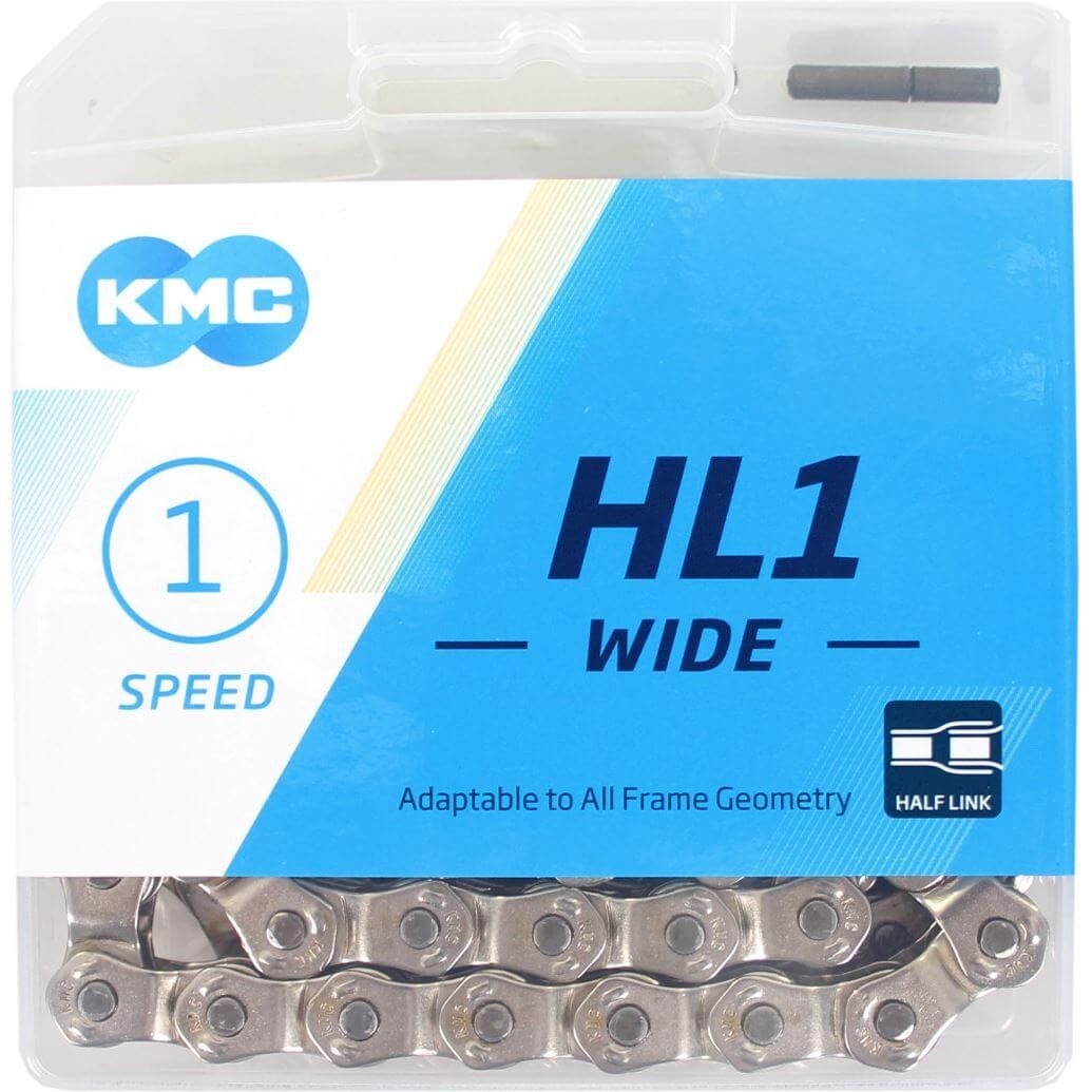 KMC HL1 1/8" Silver Chain - 4715575891507