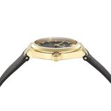 Versace Auria VE5E00126 Horloge - Leer - Zwart - Ø 35 mm