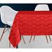 Soleil d'Ocre Ruimte Tafelkleed, Polyester, Rood, 180 x 180 cm
