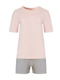 By Louise Dames Korte Pyjama Set Shortama Roze - Maat S