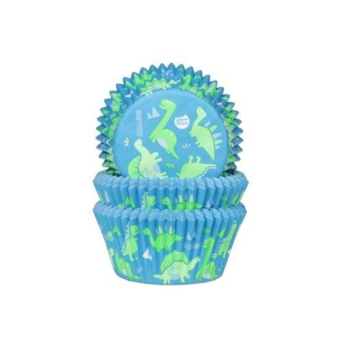 House of Marie Cupcake Cups Dinosaurus 50x33mm. 50st