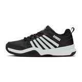 K-Swiss Court Express 2 Tennisschoen Heren Zwart Wit Zacht Neon Groen Schoenmaat 41