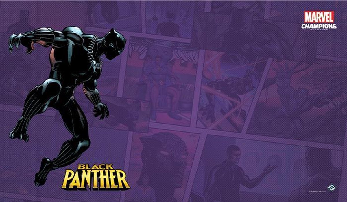 Fantasy Flight Games Marvel Champions: Black Panther Game Mat