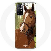 Maniacase Etui Redmi Note 11 5G Kwartpaard bruin paardenrace