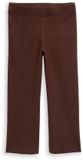Tom Tailor Culotte gebreide broek dames - Maat 46 - dark pecan brown melange