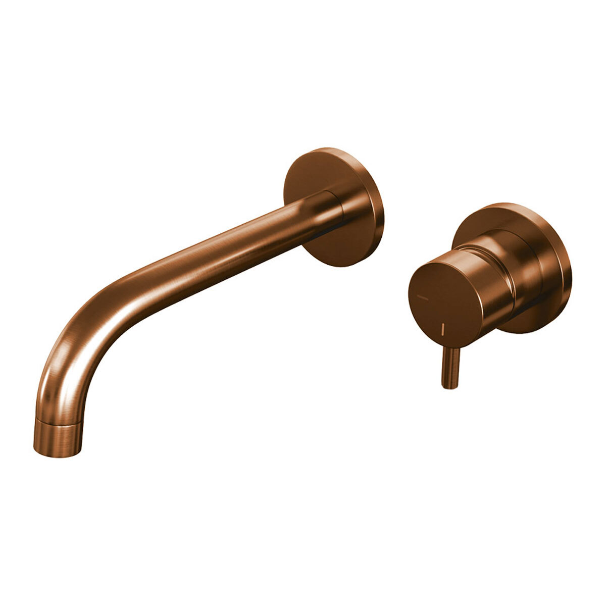 Brauer Wastafelkraan Inbouw Copper B5 Edition Coldstart Mengkraan Rond Geborsteld Koper PVD 1 Greeps