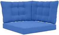 vidaXL Buitenbankkussen Polyester Koninklijk Blauw 68,5 x 68,5 cm