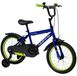 OEM Vélo pour enfants, 16 pouces, style BMX, bleu, pour les enfants de 5 à 7 ans