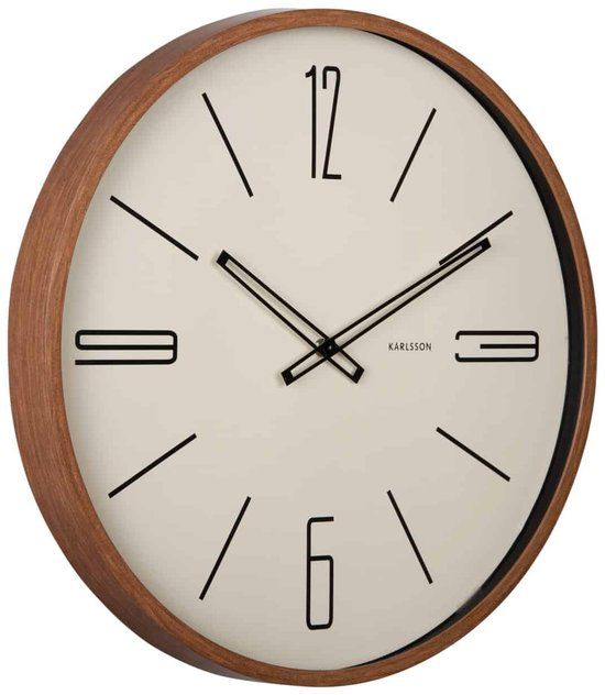 Karlsson Wandklok Marcado Large - Zandbruin - Ø50.8cm