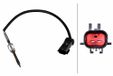HELLA 6PT 010 376-931 Sensor, uitlaatgastemperatuur - 2-polig - Geschroefd - Kabel: 320mm