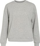 Vila Trui Visandy L/s Sweat Top - Noos 14103140 Light Grey Melange Dames Maat - XXL