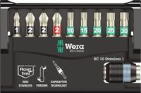 Wera Bit-Check 10 Stainless 1 SB, 10 -delig - Binnenzeskant