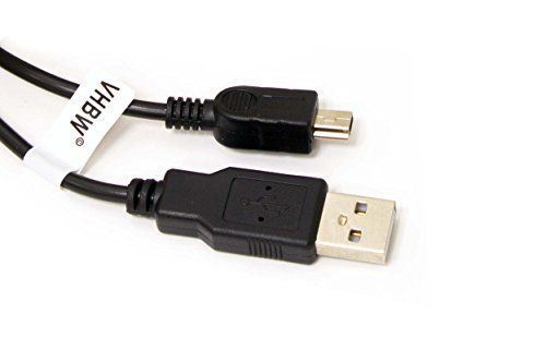 VHBW Mini USB-datakabel oplaadkabel 1,0 m compatibel met Canon Digital Ixus 180, 285HS, 285 HS.
