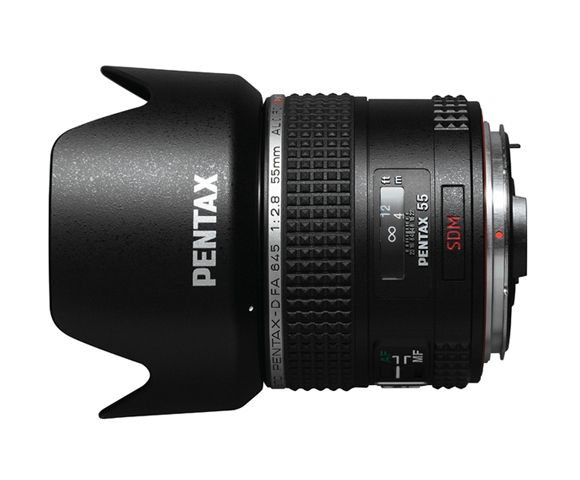 Pentax smc D-FA 645 55mm F2.8 - Cameralens - Zwart