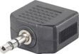 SpeaKa Professional SP-7870244 Y-adapter 3.5 mm Male to 2x 3.5 mm Female Black