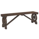 VidaXL Tuinstoel Grenenhout Gecapitonneerde Zitting 115 cm
