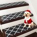 Shenzhen Haorui Industrial Technology Co., Ltd. Set de 4 tapis d'escalier antidérapants, 76*22 cm, lavable en machine, 100% polyester, envers TPE auto-adhésif, adapté aux enfants, aux personnes âgées et aux animaux domestiques, noir.