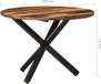 vidaXL Eettafel 100x100x75 cm Acaciahout Honingkleur
