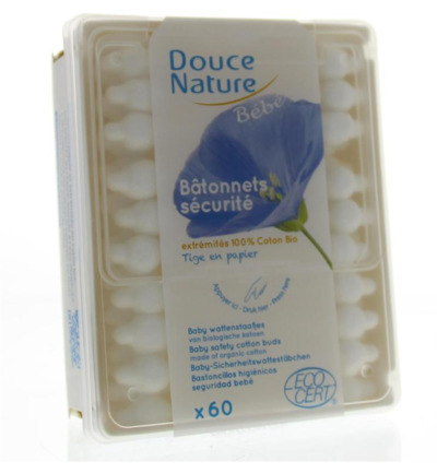 Douce nature Baby wattenstaafjes 60 ST