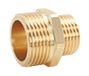 BT SELECTION Schroefdraad Koppeling Mannelijk Verminderd Onbehandeld Messing Diameter 26 x 34 (1") - 20 x 27 (3/4")