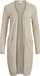 VILA VIRIL Long Sleeve Knit Cardigan - Women - Size L - Natural Melange