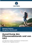 Auswirkung OmniScriptum SRL Auswirkung des Pflanzenabstands und von GA3: auf Wachstum, Blüte und Ertrag von afrikanischen Ringelblumen (Tagetes erecta L.) Paperback