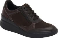 Scholl Emma Laces Sneakers van Suède Leer