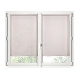 STOF - 1 paar vitragegordijnen – afmetingen 60 x 160 cm – 100% polyester – kleur linnen – model Monna – beglazing – privacy en transparantie – effen