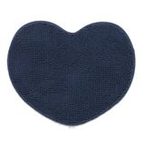 SWEET HOME - Absorberende, antislip badmat van chenille microvezel in hartvorm, ideaal als tapijt voor slaapkamer, kinderkamer en keukentapijt, antislip, wasbaar, multifunctionele badmat 60 x 50 cm