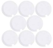 MAUL Magneet MAULpro rond 8 stuks wit