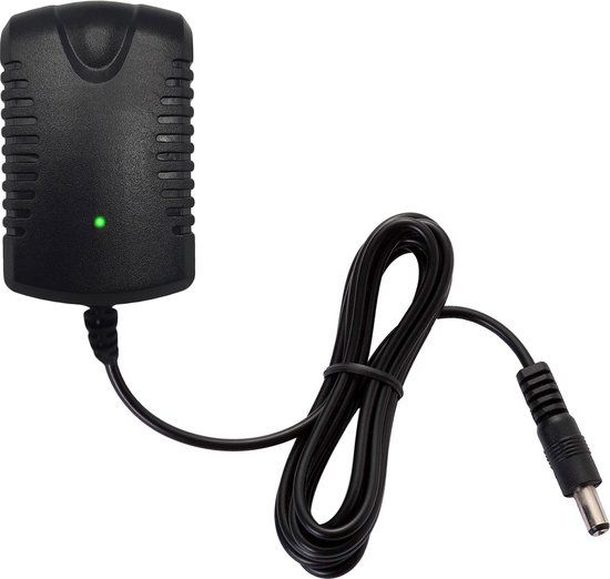 12V 1000mA Acculader voor Kinderauto, Kindermotor en Kinderquad - Zwart - 2iX