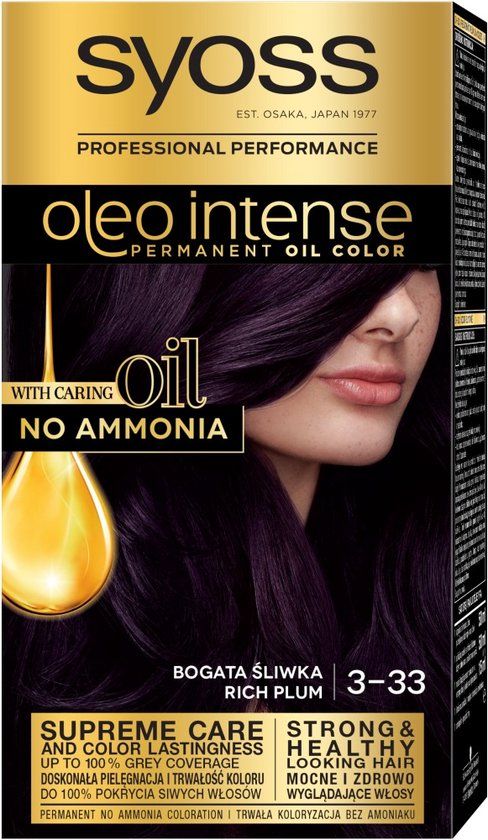 Oleo Intense permanente haarkleuring met oliën 3-33 Rich Plum