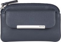 Maître Belg Sleutel portemonnee Leer 11 cm donkerblauw