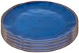 Bo-Camp - Ontbijtbord - Halo - 4 Stuks - Melamine - Blauw