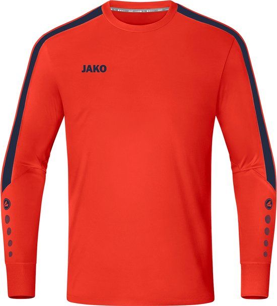 JAKO Keepershirt Power Kind Oranje-Marine Maat 116
