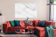 PosterMonkey Poster Marmer - Structuur - Wit - Grijs - Steen - Marmerlook - 120x90 cm