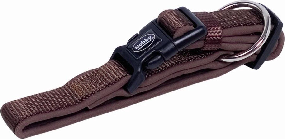 Nobby halsband classic preno bruin - 40-55 cm