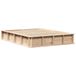 vidaXL - Bedframe - Bruin - 140 x 190 cm - Massief grenenhout
