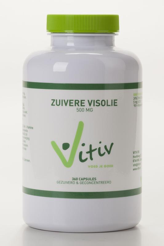 Vitiv Zuivere visolie 500 mg 100 CA