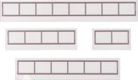 Faller - Set of glass elements. Goldbeck - FA180894 - Model Railway Scale H0