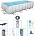 Bestway Rechthoekig Power Steel Zwembad - 488 x 244 x 122 cm - Grijs