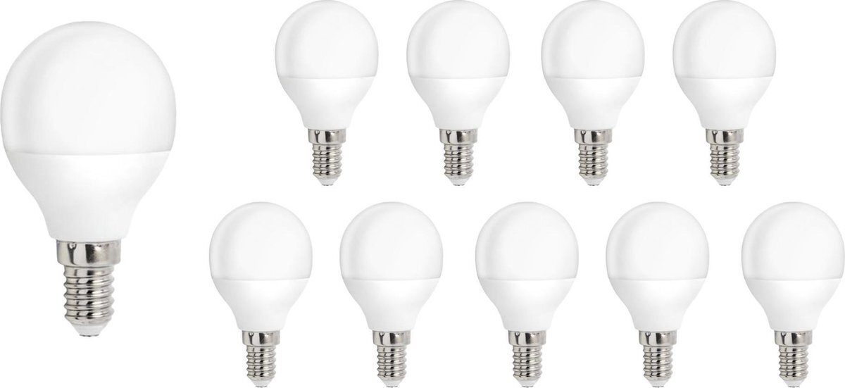 SpectrumLED Voordeelpak 10 stuks - E14 LED lamp - 8W vervangt 60W - 6000K koud wit licht