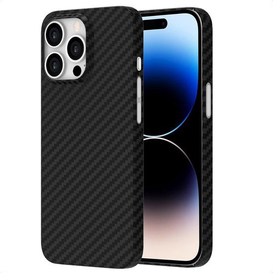 Accezz Hoesje - Geschikt voor Apple iPhone 14 Pro - backcover - Zwart