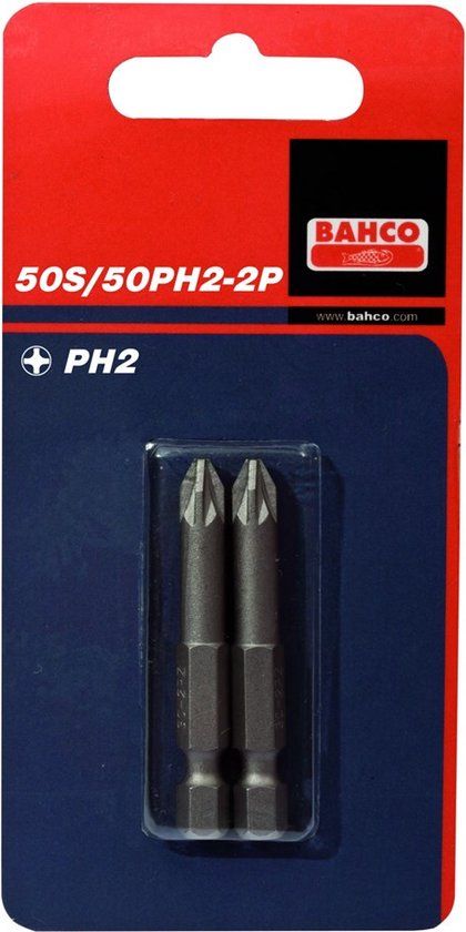 Bahco BITS PH1 50MM 1/4 2P
