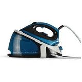 Livoo DOM405 - Stoomstrijksysteem - zoolplaat: keramisch - 2100 W - blauw/wit/zwart
